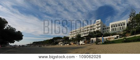 Cala D'or, Majorca, Spain - September 3, 2007: Hotel Rocador In Cala D'or At Cala Gran Bay On Septem