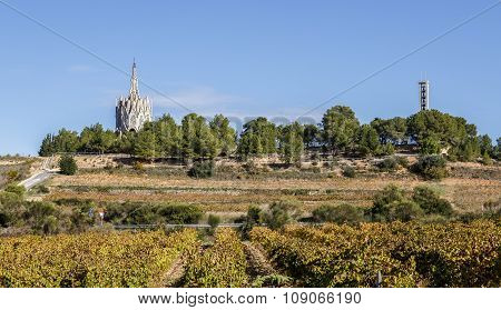 Sanctuary Of Montserrat In Montferri, Tarragona, Catalonia.