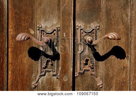 Church door handle