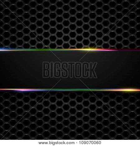 Hi-tech Metallic Background Vector Design