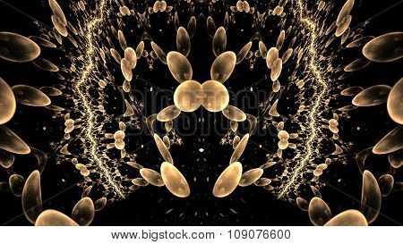 Alien DNA Fractal 3D Abstract Art