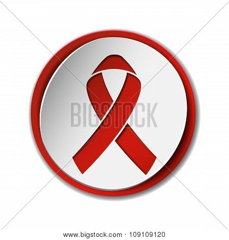 Red ribbon - AIDS awereness sign.