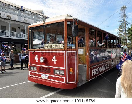 Fremantle Trolley: Anzac Day Parade, Western Australia