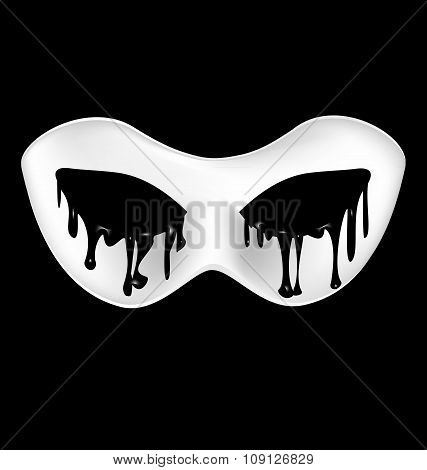 mysterious half mask