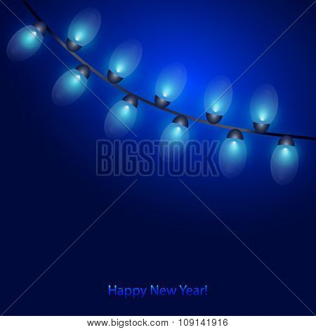 Christmas  Blue Background
