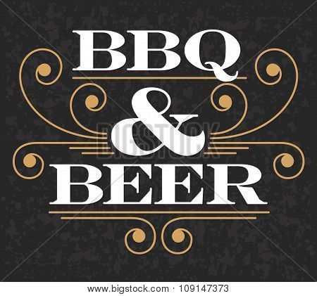Barbecue & Beer Emblem