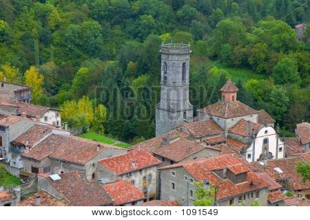 Rupit i Catalonien, Spanien