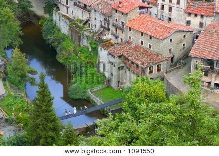 Rupit i Catalonien, Spanien