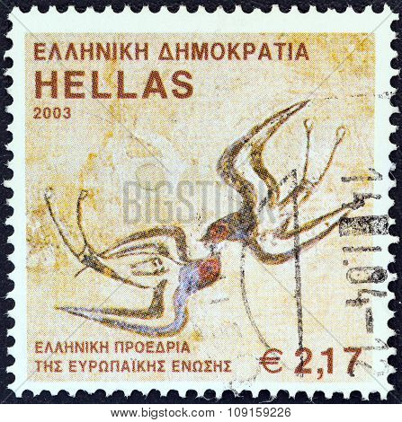 GREECE - CIRCA 2003: A stamp printed in Greece from the 