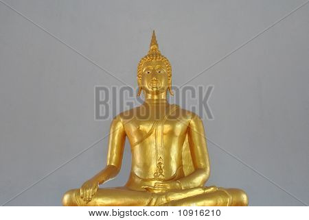 Das Gold Buddha-Statue