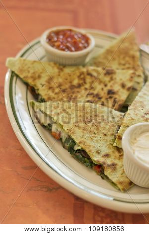 Spinach Quesadilla