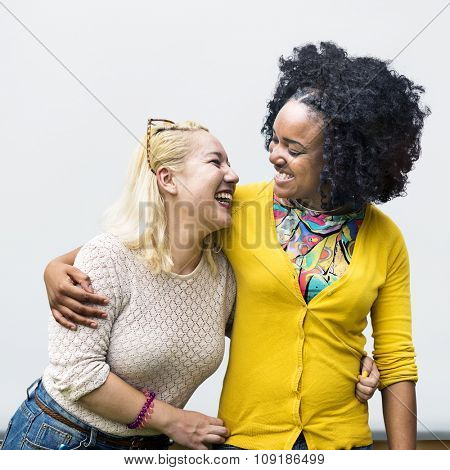 Woman Women Famale Friend Friendship Girlfriend Concept