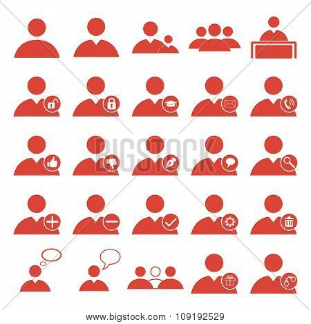 User Web Icons Set