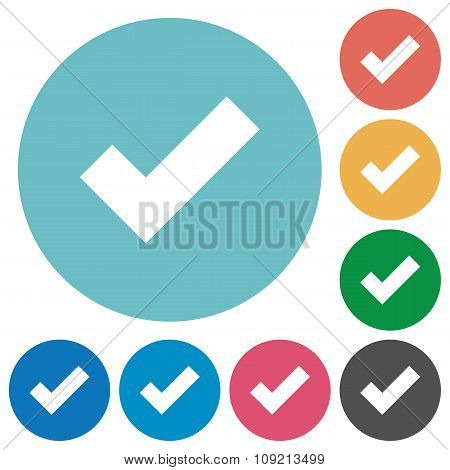 Flat Ok Icons