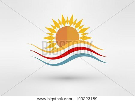 Sun Energy Logo Template