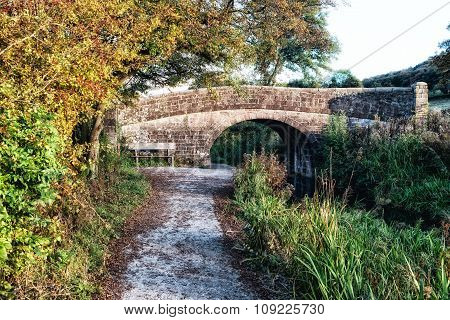 Bridge with a seat