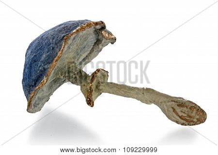 Mushroom - Toy Of Handmade, Isolated On White Background