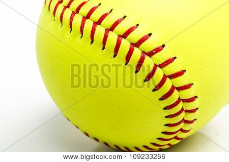 yellow ball for softball match