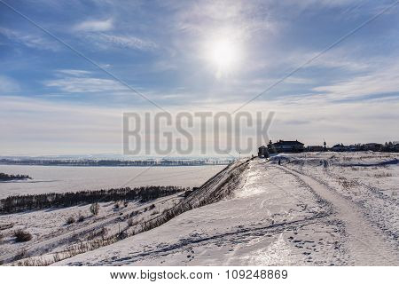 Winter Sunny Landscape