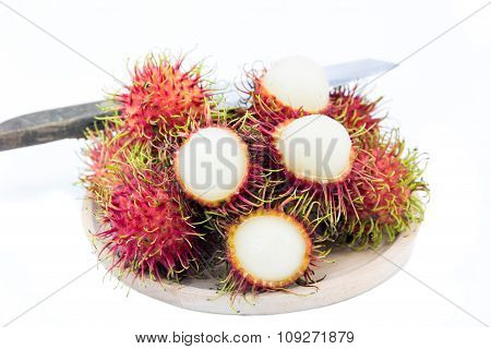 Asian Fruit Rambutan  Or  Negrito