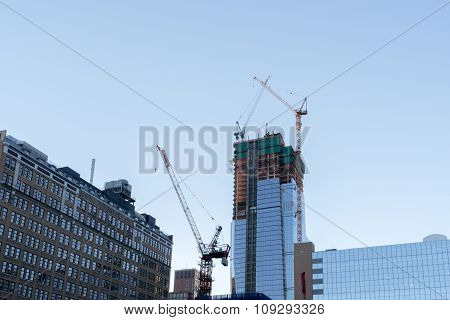 Skyscraper Construction Of New York