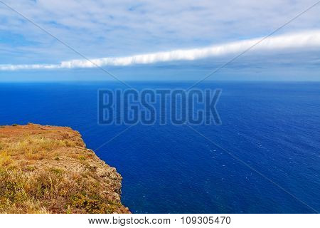 Atlantic Ocean - View From Cliff / Mountain
