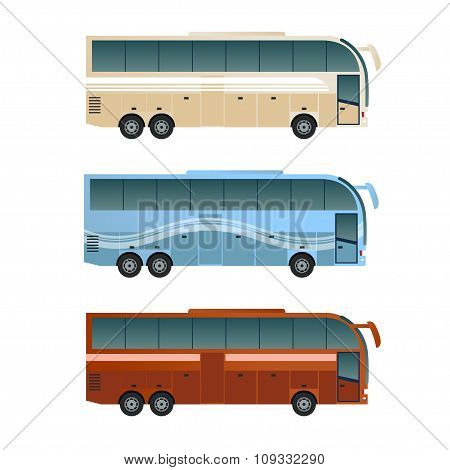 Set of diffirent buses