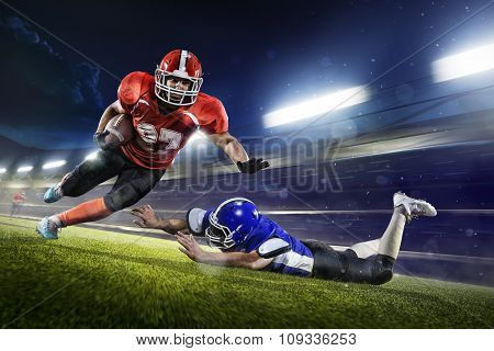 american football players in action on grand arena