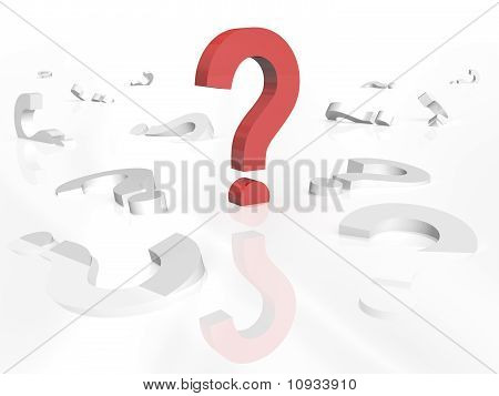 3D 렌더링 물음표