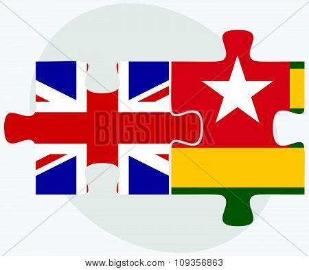 Switzerland And Togo Flags