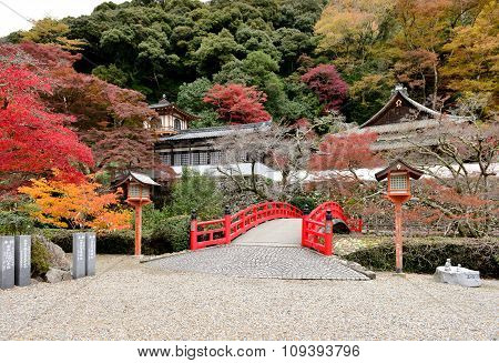 Japanese old traditional bridge