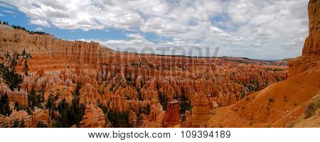 Panorama View To Bryce Canyon National Park Usa
