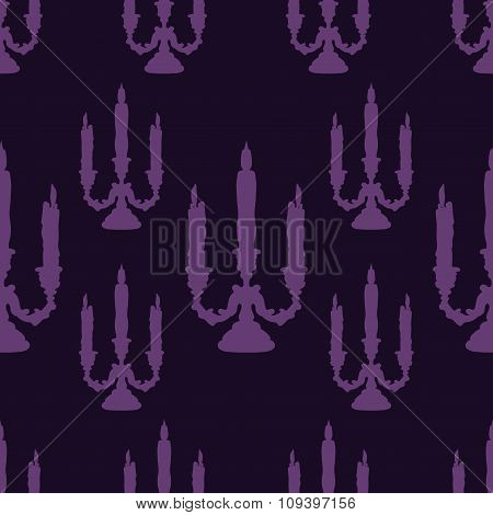 silhouette of candlestick