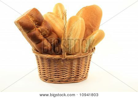 Sepet içinde özel ekmek, loafs.