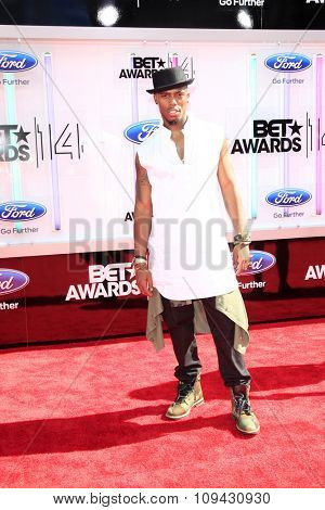 LOS ANGELES - JUN 29:  B.o.B. at the 2014 BET Awards - Arrivals at the Nokia Theater at LA Live on June 29, 2014 in Los Angeles, CA