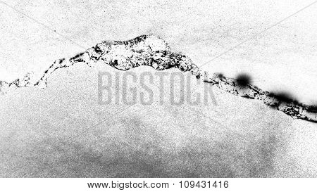 Abstract Splashes And Drops Of Water On A White Background.