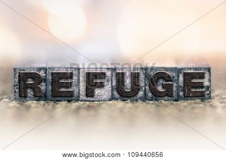 Refuge Concept Vintage Letterpress Type