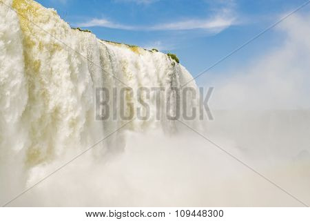Devil Throat Waterfalls View From Brazilian Border