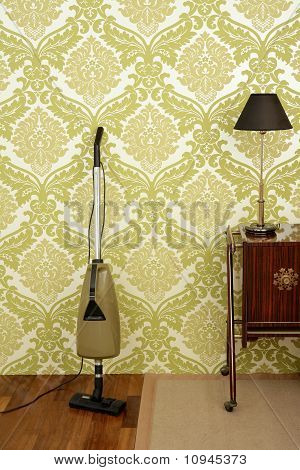 Aspirapolvere retrò anni sessanta Vintage Wallpaper