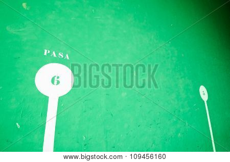 view of a Spanish traditional pelota court