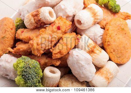 Fish paste cake