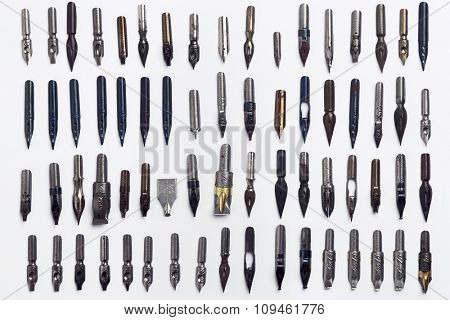 collection of vintage nibs