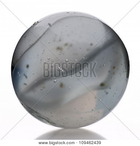 closeup of a marble