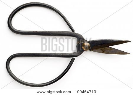 scissors on white with clipping path