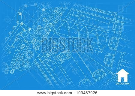 Vector architect background
