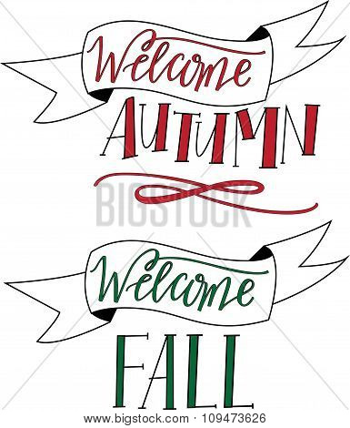Welcome Fall & Autumn
