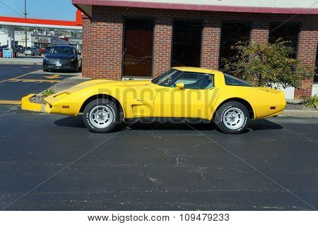 Yellow Corvette