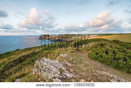 Trevan Point Near Padstow In Cornwall