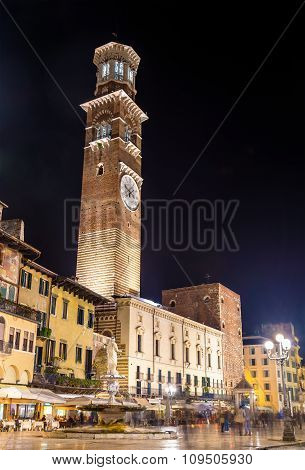 The Palazzo Della Ragione In Verona - Italy