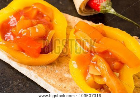Tapas With Paprika Pepper